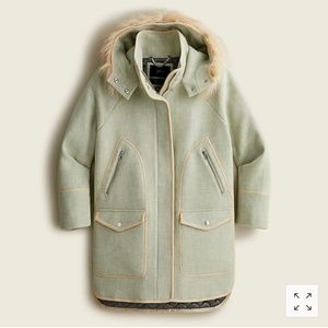 New J.Crew Summit Parka Stadium Wool